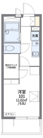 レオパレス山﨑８８の物件間取画像